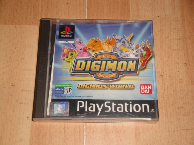 DIGIMON WORLD DIGITAL Monsters De Bandai Para La Sony Ps1 Usado En