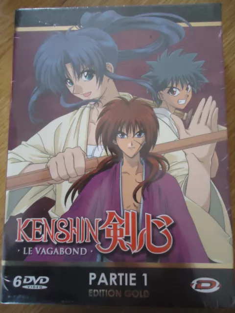 // NEUF * Kenshin le vagabond - Partie 1- Gold (6 DVD + Livret) Nobuhiro Watsuki