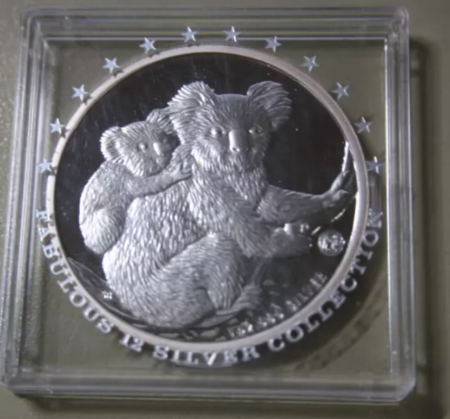 Australien 1 Dollar 2008 ST-BU 1 Oz "Koala" #F6428 extra rare Fabulous 12