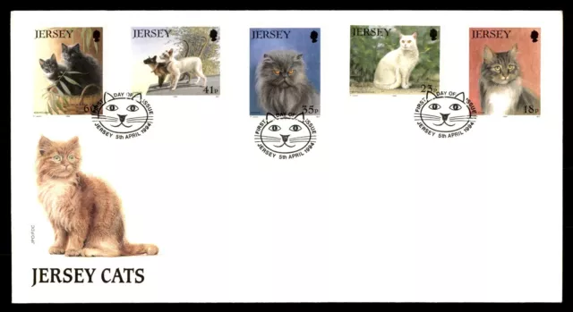 Mayfairstamps Jersey FDC 1994 Cats Combo First Day Cover aaj_62779