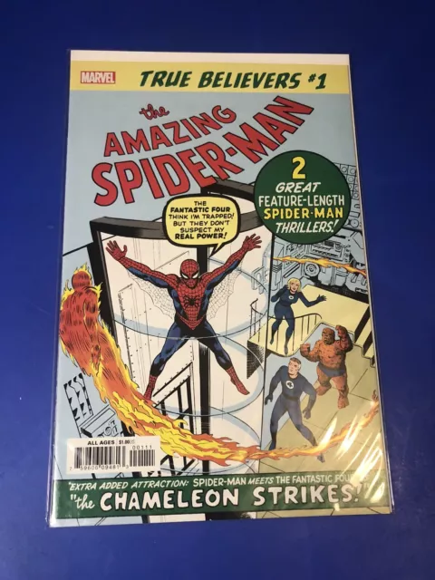 True Believers Amazing Spider-man 1 1st Appearance Jameson REPRINT Comic 2019 NM