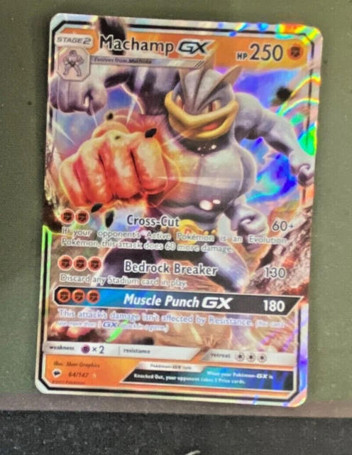 Machamp GX - 64/147 Burning Shadows (Pokemon) Half Art Ultra Rare