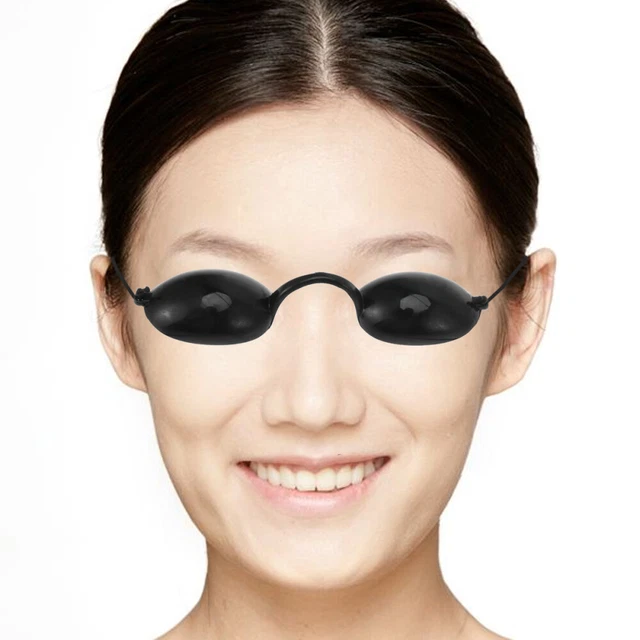 1 pieza de gafas protectoras Eye Patch curtido gafas Eye Patches protección ocular Google