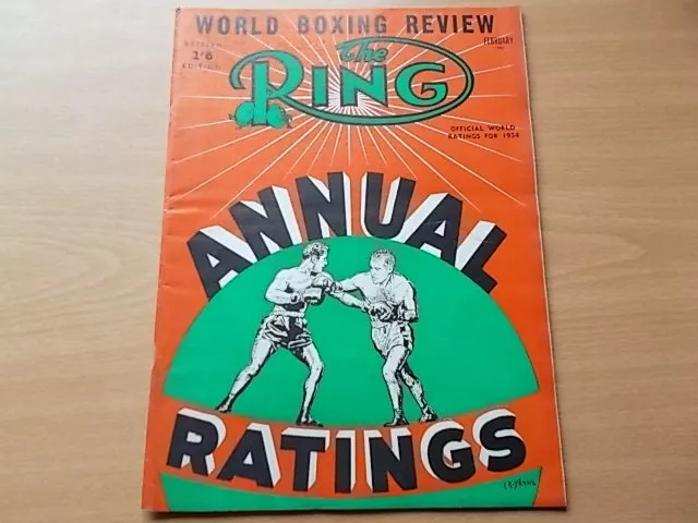 Ring Magazine February 1955 British Edition.