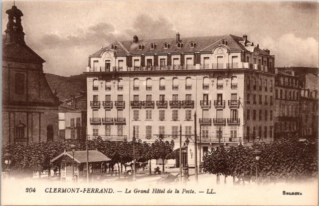 *48628 cpa Clermont Ferrand - le Grand Hôtel de la Poste