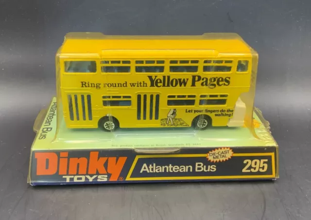 Dinky 295 Atlantean Bus, White Engine Cover - Mint