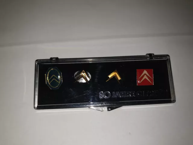 Citroen Logo 80er Jahre Anstecknadel Pin 4 er Set