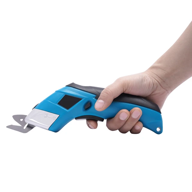 Portable Electric Chargeable Fabric Scissors Cutter Shears Leather Cutting Tool