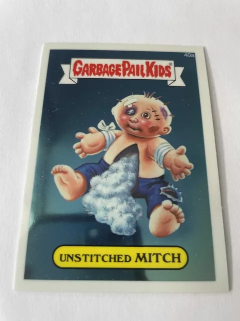 Carte Garbage Pail Kids TOPPS Les Crados GPK Chrome 2013 UNSTITCHED MITCH 40a