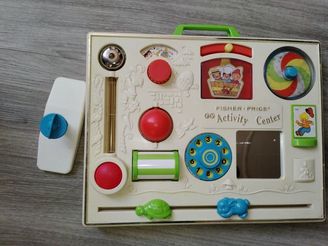 Tableau D'activités Vintage Fisher Price 1973 - Jeu éducatif - Bon état