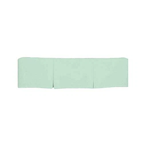 bkb Solid Tailored Round Crib Skirt Mint Green