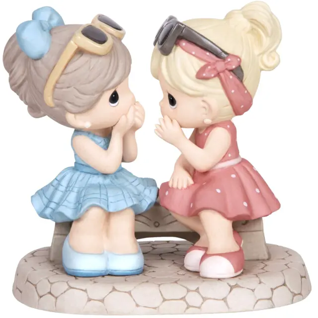 ღ New PRECIOUS MOMENTS Figurine THAT'S WHAT FRIENDS ARE FOR Girls Secrets 134016