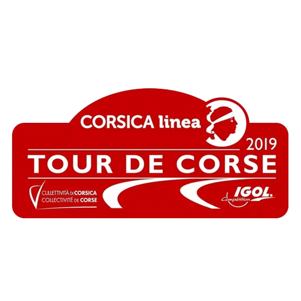 Targa Adesiva Rallye Tour De Corse 2019 Adesivi In Vinile Auto Motore Pr282