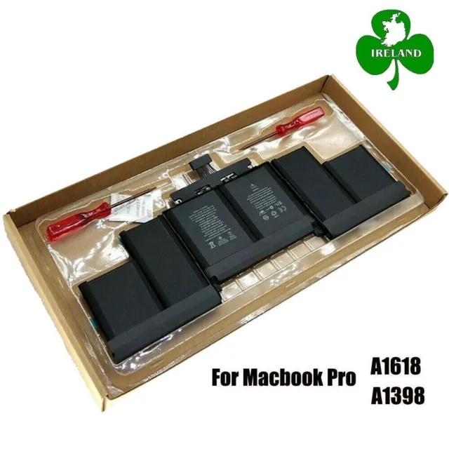 Batterie A1618 pour Apple MacBook Pro Retina 15" mi-2015 uniquement A1398...