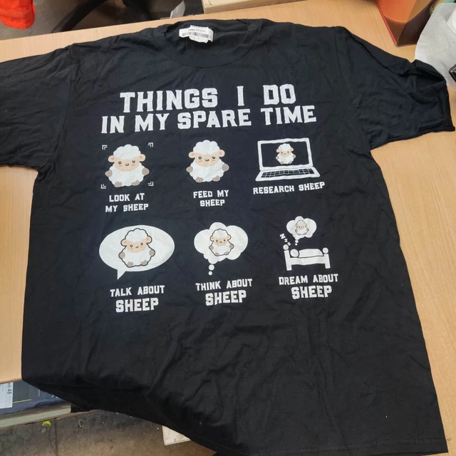T-shirt novità Things I Do In My Spare Time (L) [NUOVA]