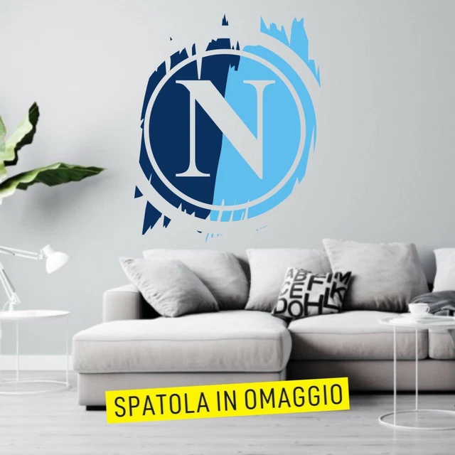 adesivi murali napoli adesivo muro decalcomanie per parete stemma napoli