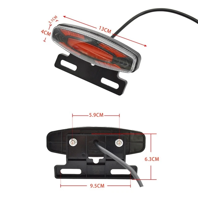 Kit Clignotants Avant/arrière Et Feu Stop Pour Vélo électrique - 12V - Pièces Détachées Neuves
