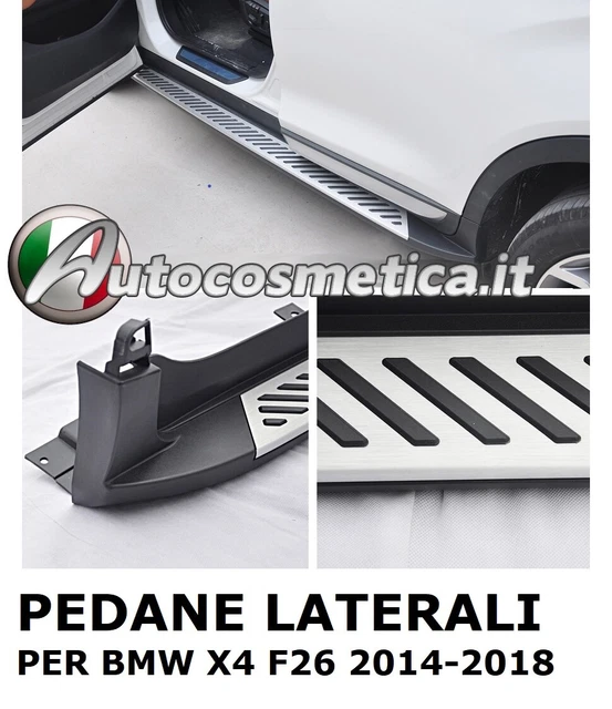 PEDANE LATERALI BMW X3 E83 2004 - 2010 SOTTOPORTA IN ALLUMINIO / ABS