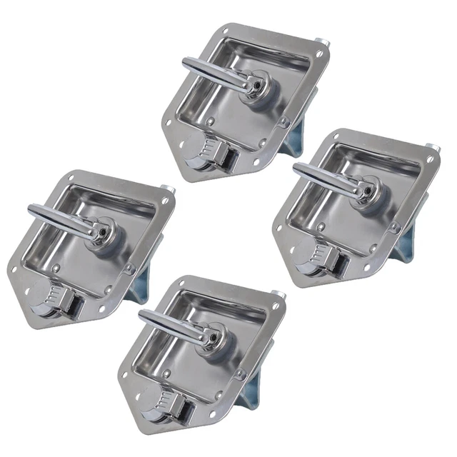 Kit de loquet de boîte à outils de camion en acier inoxydable avec serrure