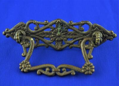 Lot Of 3 Antique Victorian Brass Bail Drawer Pulls - 3' Centers