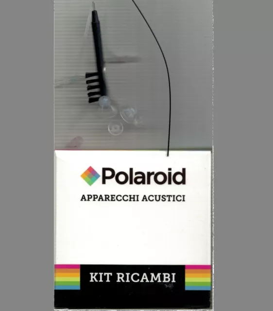 Kit polaroid tubicini filo spazzola apparecchi acustici digital air 3d ricambi
