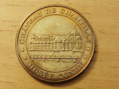 medaille souvenir MDP monnaie de Paris Château de Chantilly Musée Condé 2004B
