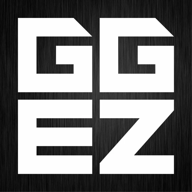 GG EZ Gamer Gaming Good Game Geek Easy Auto Weiß Vinyl Decal Sticker Aufkleber