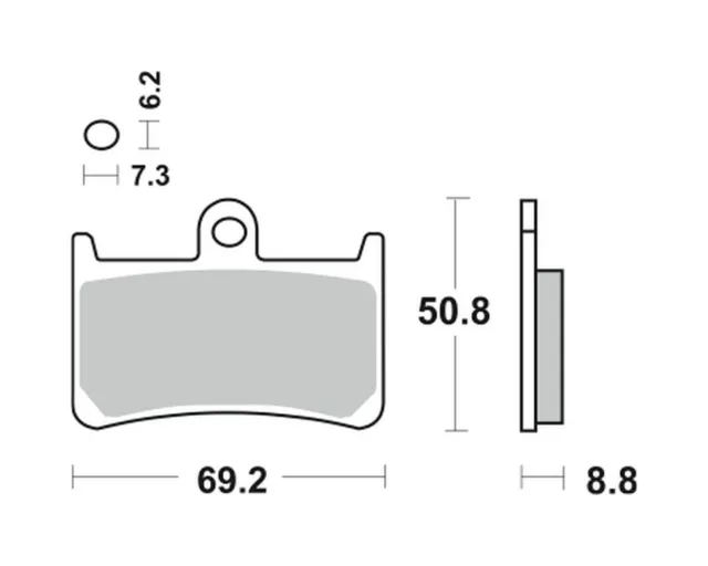 plaquettes de frein TRW MCB 611