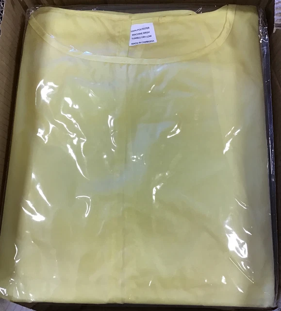Pack of 50 Reusable Isolation Gown (yellow)