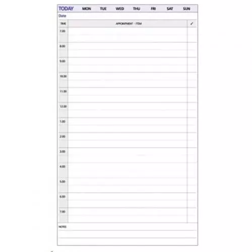 Dayplanner Refill Dk1015 Even Year Daily Non Dated Desk Edition [DK1015]