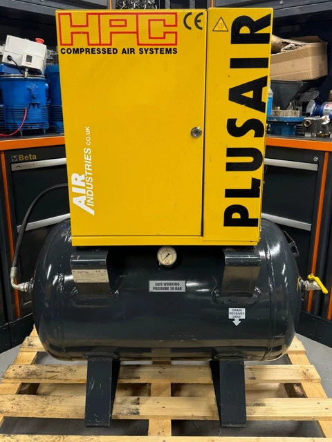 HPC / KAESER SX6 Receiver Mounted Rotary Screw Compressor, 4.0Kw, 16 ...