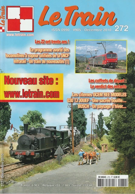Revue Le Train N°260 - Occasion, Thèmes X73500, Hudson, PLM, Château D'eau