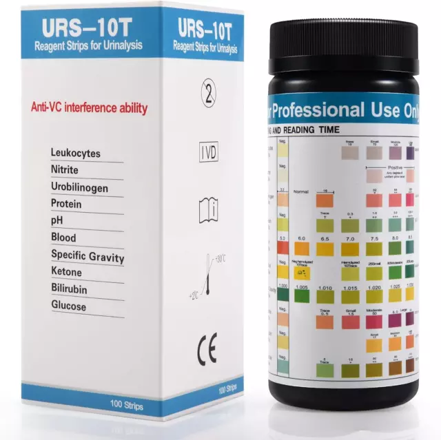 Urinalysis Test Strips, Urine Test Strips, 10 Parameter Urine Strips, Accurate R