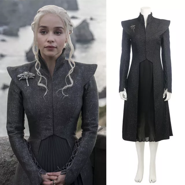 Nuovo Game of Thrones Daenerys Targaryen Costume Unico Pezzo Cosplay Festa di Halloween