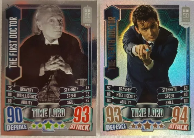 2013 Topps Doctor Who Alien Attax 50th Anniversary FOIL Card Singles