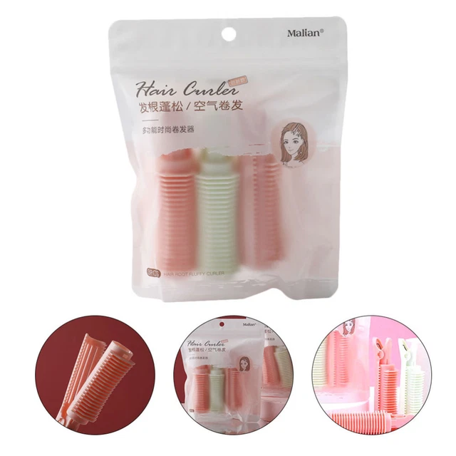 3 piezas Enrollador de rizos de cabello con clip Moda Herramientas de peinado Herramienta de peluquería Varios