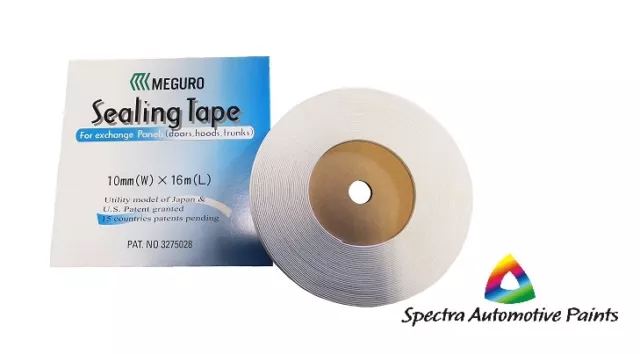 Meguro Sealing Tape 10mm x 16m For Exchange Panels, Doors Hoods Trunks and Seals