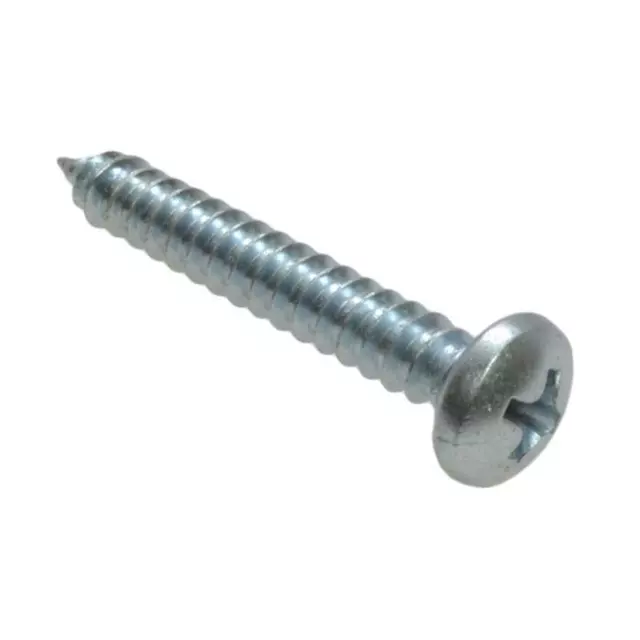 Qty 50 Pan Self Tapping 12g (5.4mm) x 1/2" 13mm Zinc Screw Phillip Tapper