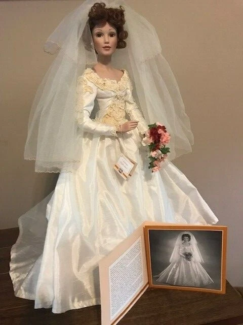 Vintage Ashton Drake Galleries Reflections of Autumn Bride Porcelain Doll