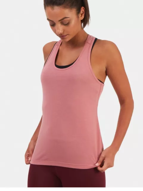 Tca Femmes Réservoir D'entraînement Performance Naturelle En Pierre Rose Taille Xs Neuf Avec Étiquettes (B32)