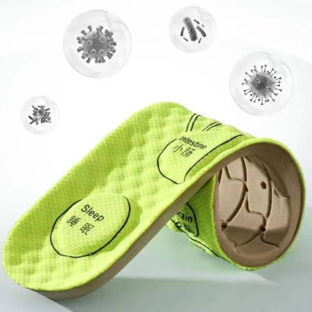 Foot Acupressure Insole Breathable Sports Cushion Inserts Deodorant Shoe So~C