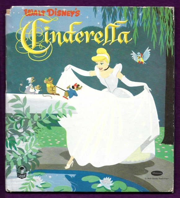 Walt Disney Cinderella By Svendsen 1950 Whitman Cozy Corner Child's Hc Book