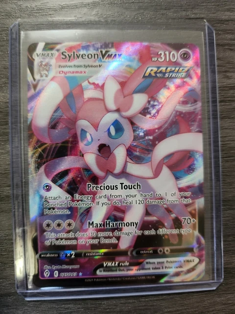 Pokémon TCG Sylveon VMAX Evolving Skies 075/203 Holo Ultra Rare