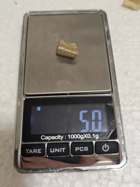 5g Grams Scrap Gold Bar For Recovery Melted Different Computer Coin Pins