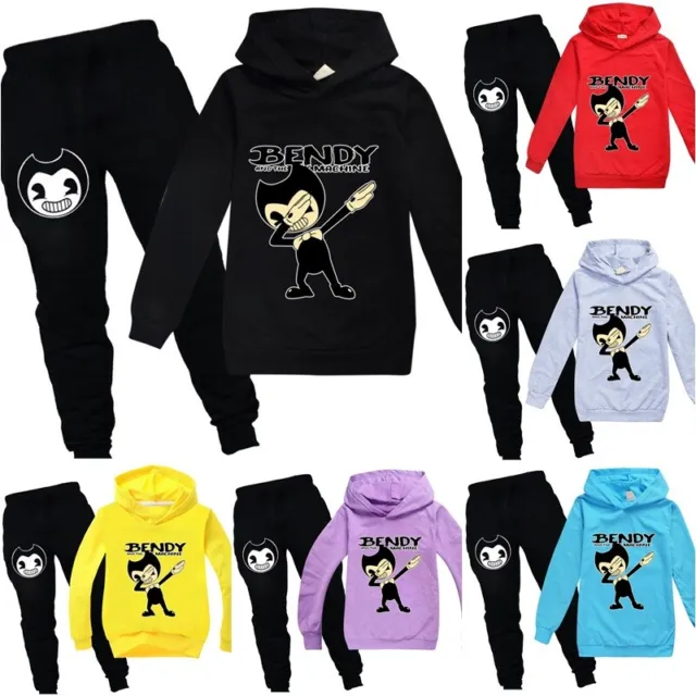 Popular children's T-shirt+long pants hooded sweatshirt BENDY AND THE INK CHINA