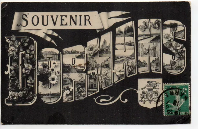 DORMANS - Marne - CPA 51 - Multi View Souvenir Card