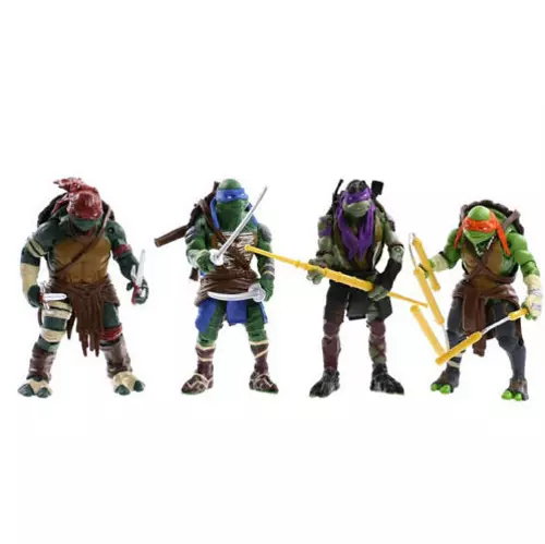 Teenage Mutant Ninja Turtles 4PCS Lot TMNT Action Figures Anime Movie Xmas Gift