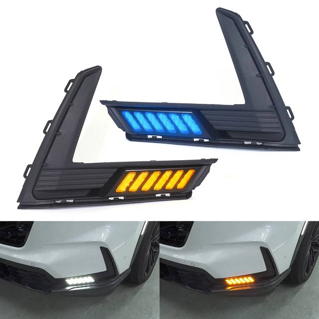 FOR HONDA CRV CRV 2023 2024 Pair LED Fog Lamp Daytime Running Light