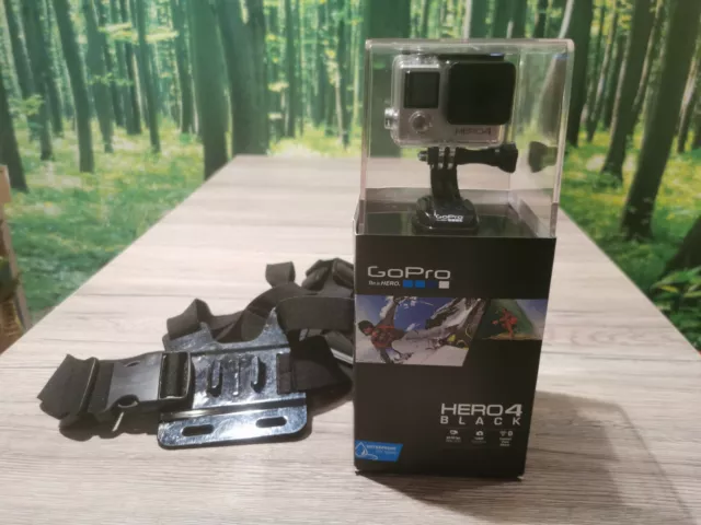 GoPro Hero4 Black Edition + Zusatzakku + Brustgurt + OVP