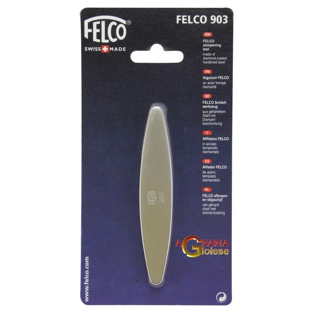 15956 Felco Pietra Affilacoltelli In Acciaio Temperato Diamantato F903
